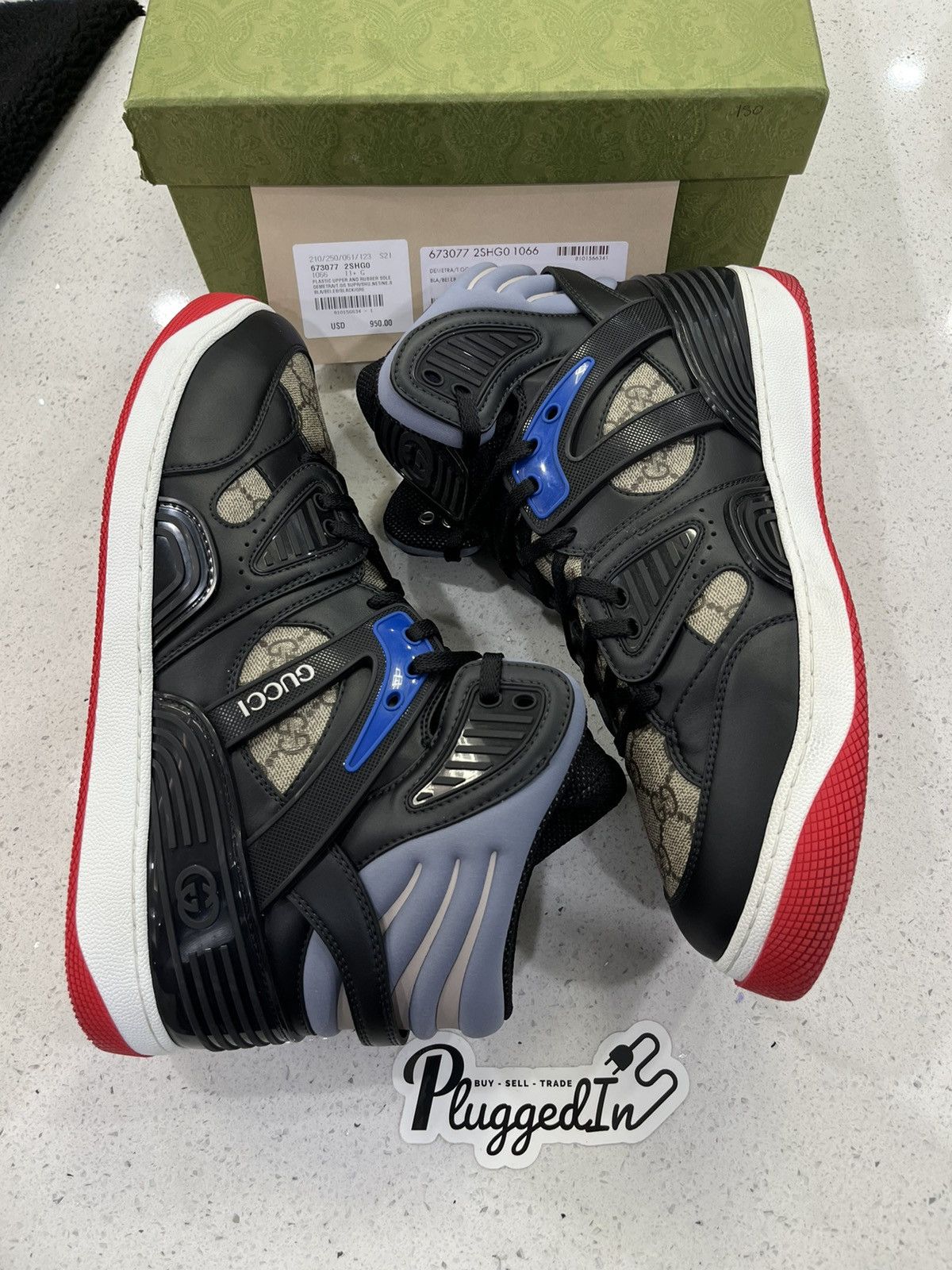 Gucci Gucci Hightop Sneakers Size US 11.5 / EU 44-45 - 4 Thumbnail