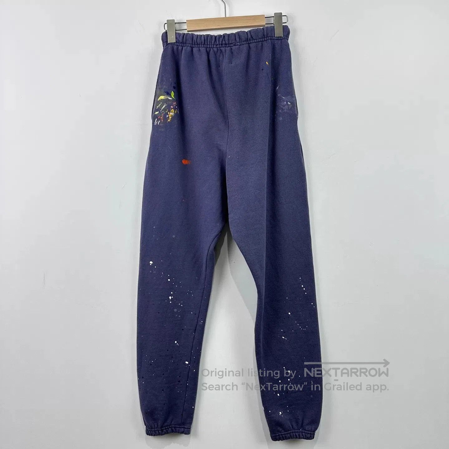Gallery Dept. Blue Paint Splatter Sweatpants. Size US 32 / EU 48 - 2 Thumbnail