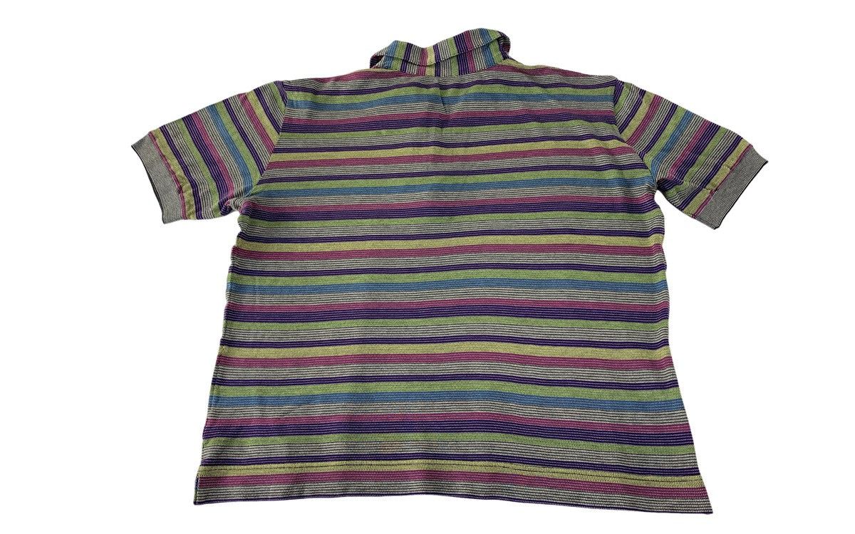 Missoni 90s Missoni Sport Italian Striped Multicolour Polo Tee Size US L / EU 52-54 / 3 - 2 Thumbnail