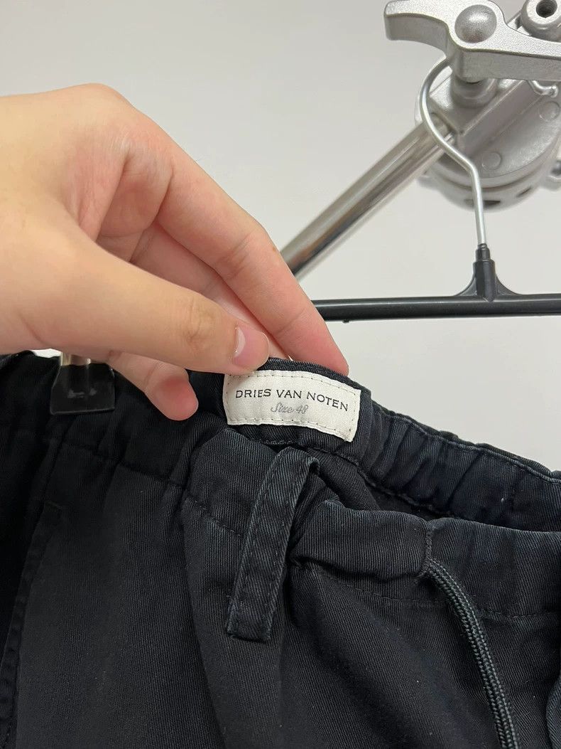 Dries Van Noten Dries Van Noten Dries Van Noten Drawstring Trousers in Bla Size US 44 / EU 60 - 6 Thumbnail