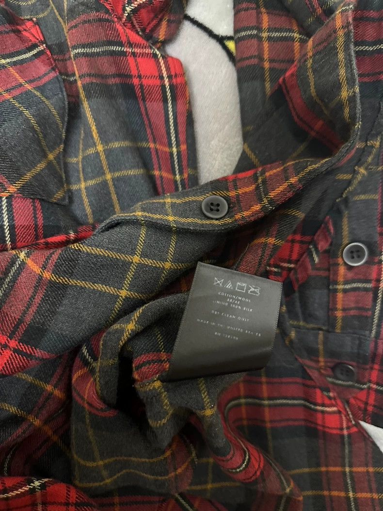 Fear of God Fear of God Dark red plaid back zip shirt Size US M / EU 48-50 / 2 - 5 Thumbnail