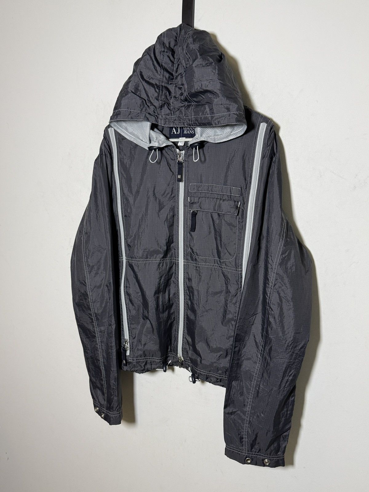 Giorgio Armani Armani shimmer nylon multipocket light jacket Size US L / EU 52-54 / 3 - 4 Thumbnail