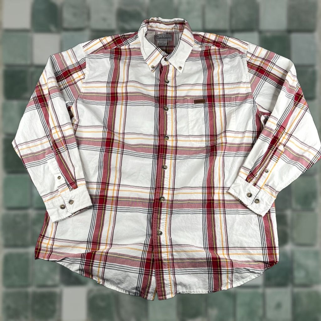 Carhartt Carhartt Shirt Large Colorful FSU Colors Casual Button Up Long Sleeve Mens Size US L / EU 52-54 / 3 - 1 Thumbnail
