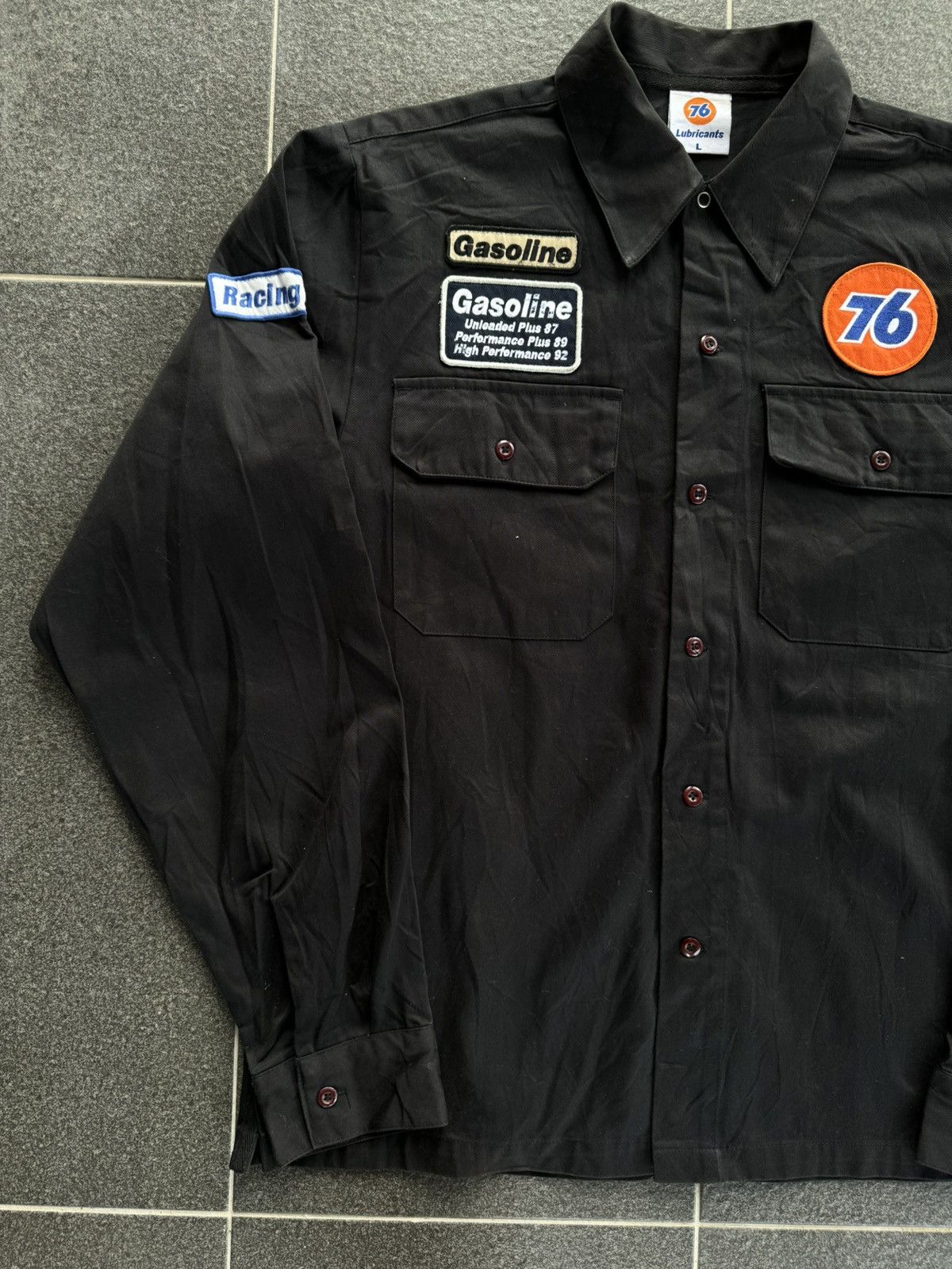 Vintage Vintage Union 76 Motor Oil Gasoline Shirt Button Size US L / EU 52-54 / 3 - 4 Thumbnail