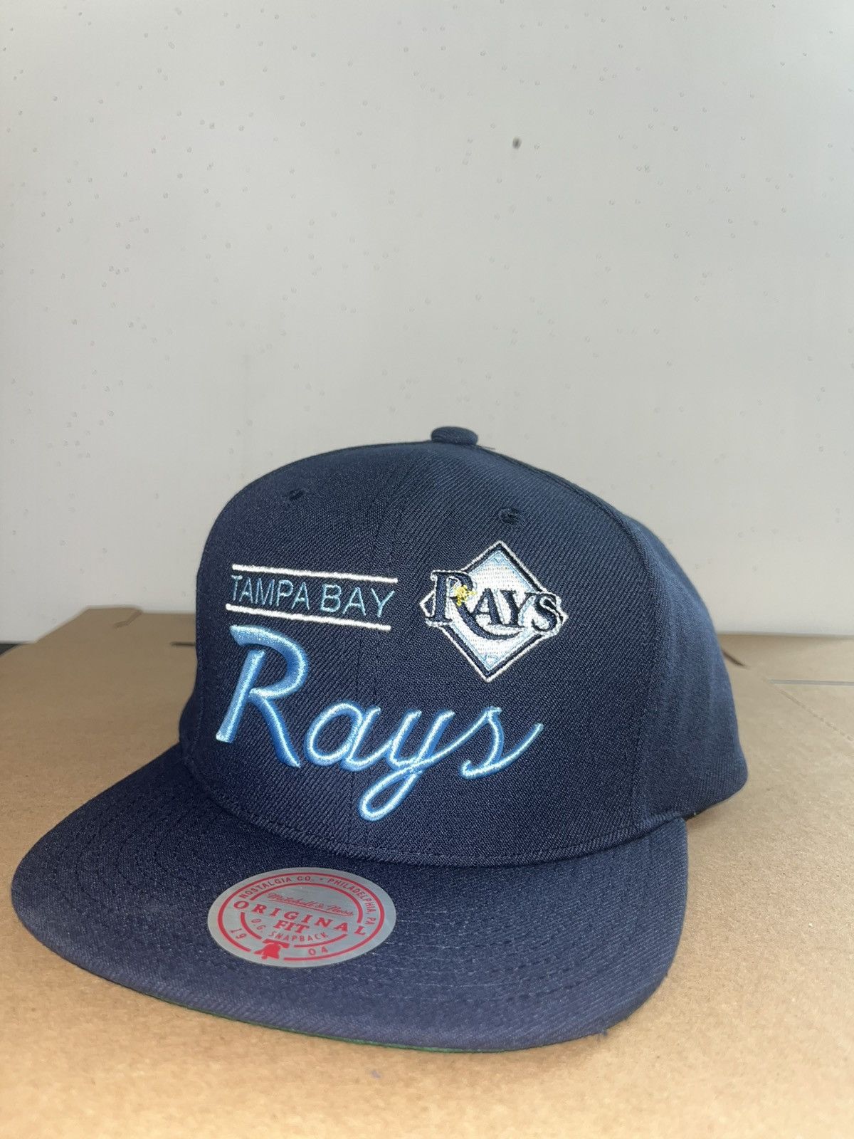 Mitchell & Ness Mitchell and Ness MLB RETRO LOCKUP SNAPBACK RAYS Hat Size ONE SIZE - 1 Thumbnail