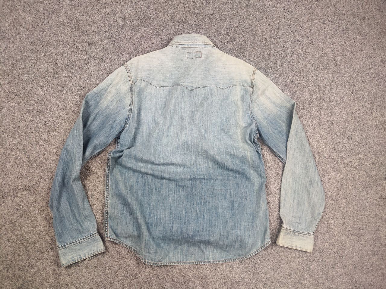 True Religion True Religion Vintage Core Jacket western denim faded shirt Size US XL / EU 56 / 4 - 11 Thumbnail