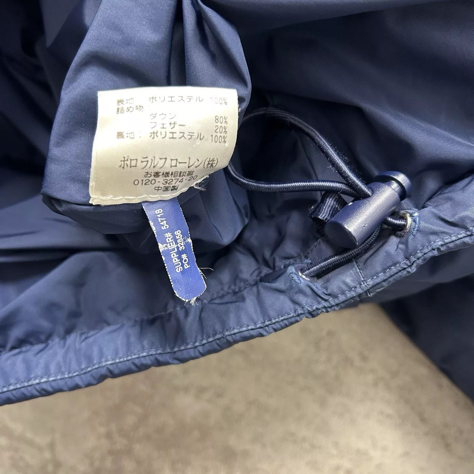 Polo Ralph Lauren × Vintage GREAT BRITAIN DOWN JACKET VEST HOODIE SIZE L BLUE Size US L / EU 52-54 / 3 - 8 Thumbnail