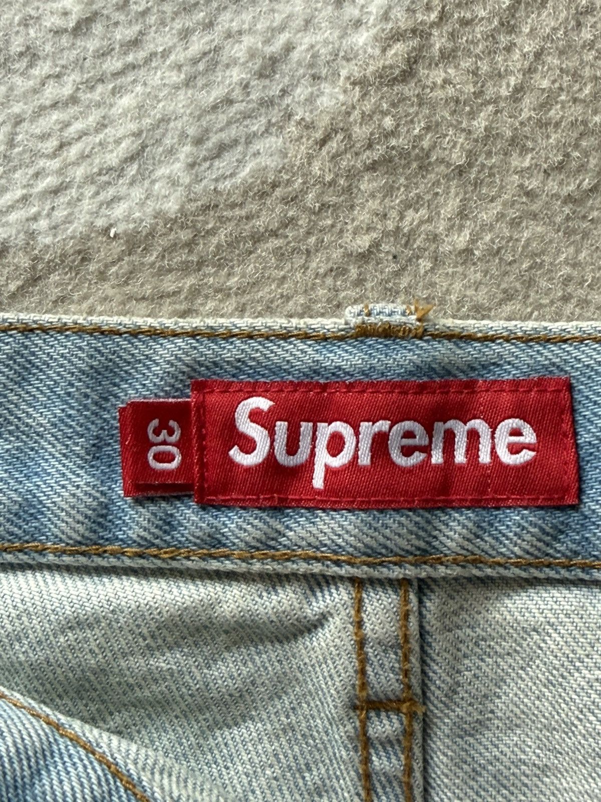 Supreme Supreme Baggy Denim Jeans – Light Wash Size US 30 / EU 46 - 6 Thumbnail