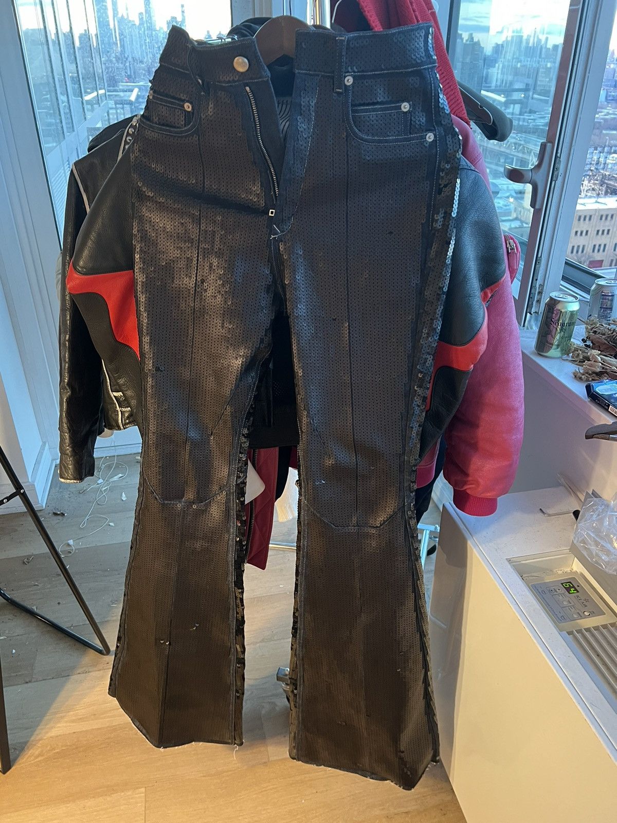 Rick Owens Rick Owens Fall 2023 runway luxor bolan bootcut pants Size US 26 / EU 42 - 2 Thumbnail