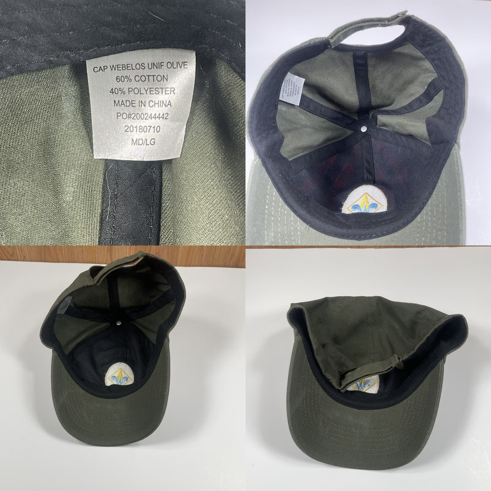Olive Unbranded Baseball Hat Cap Adult Adjustable Olive Green Size ONE SIZE - 8 Thumbnail