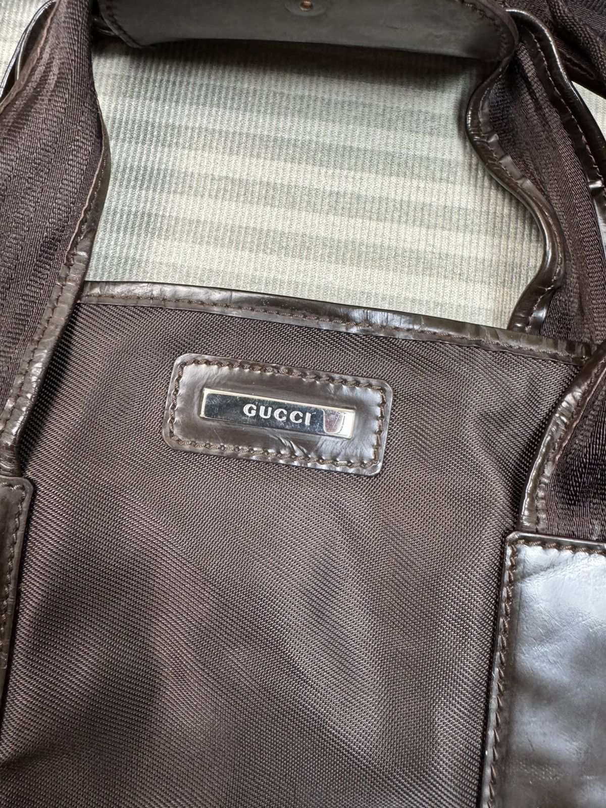 Gucci GUCCI Nylon Weekend Travel Bag Size ONE SIZE - 4 Thumbnail