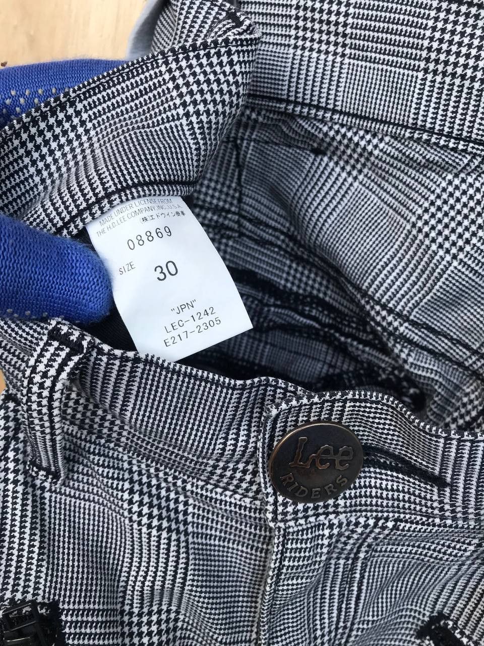 Beauty Beast × Lee Lee Riders Japan Bondage 8pockets checkered cargo pant Size US 29 - 13 Thumbnail