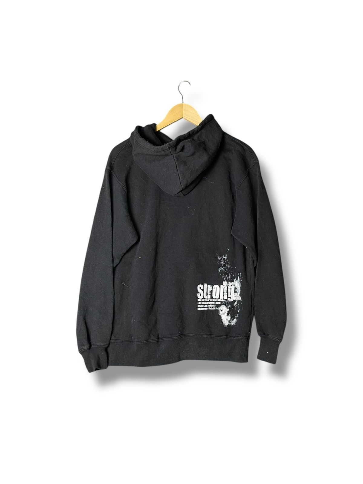 Japanese Brand Collins Brand Spellout Hoodie (53) Size US L / EU 52-54 / 3 - 7 Thumbnail