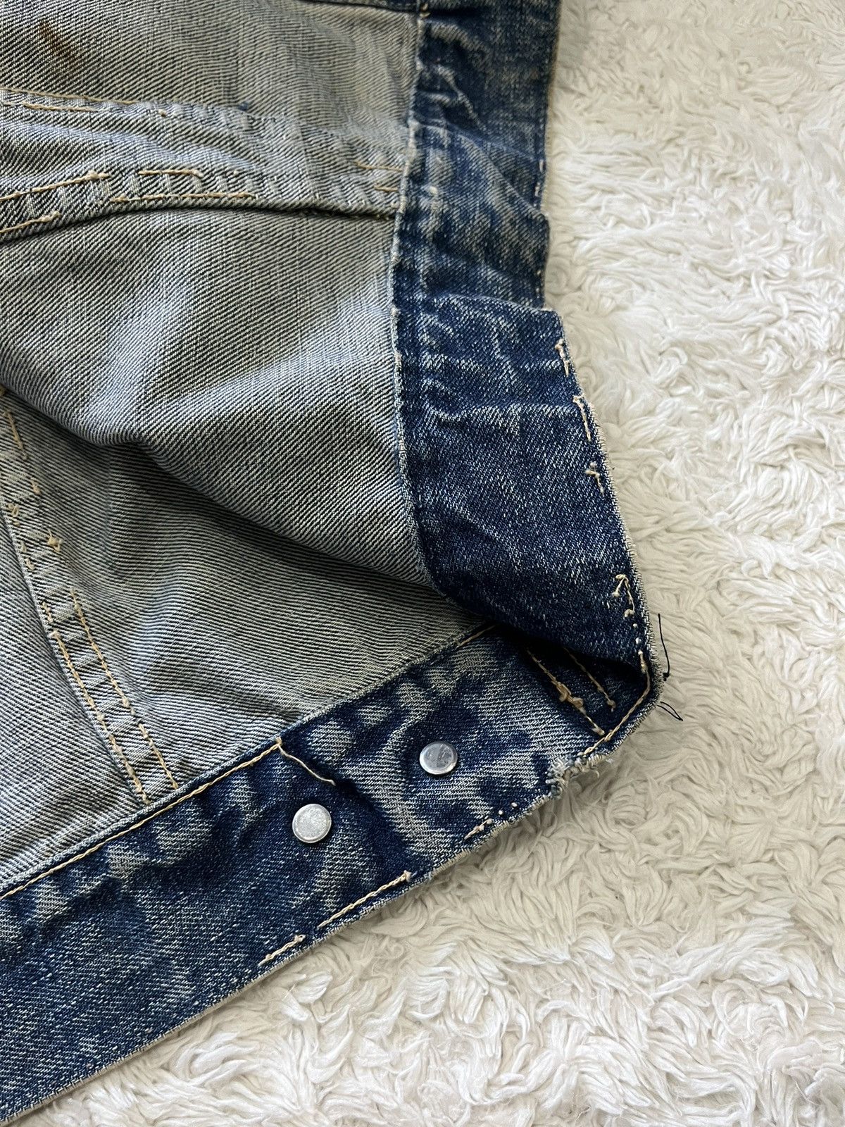 Levi's vintage 1960's levis 70505 trucker denim "TRASH" jacket Size US M / EU 48-50 / 2 - 13 Thumbnail