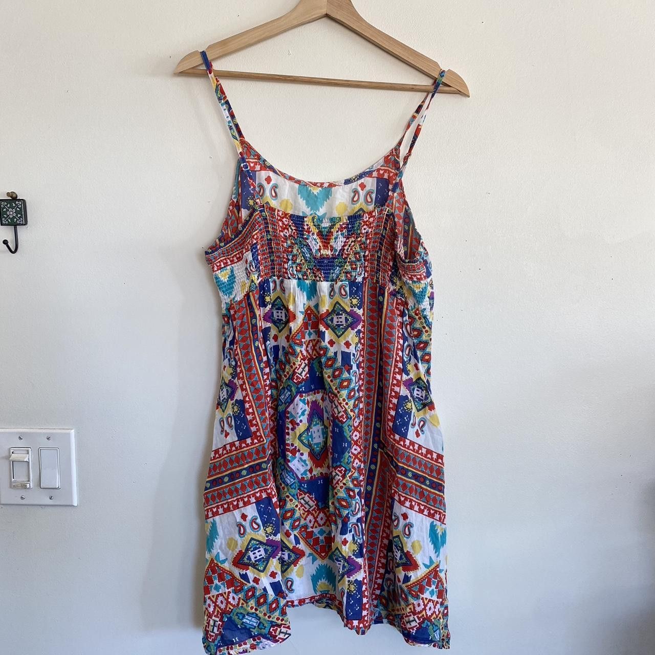 Vintage LAJE MINI DRESS SUMMER BOHEMIAN SIZE MEDIUM Size M / US 6-8 / IT 42-44 - 6 Thumbnail