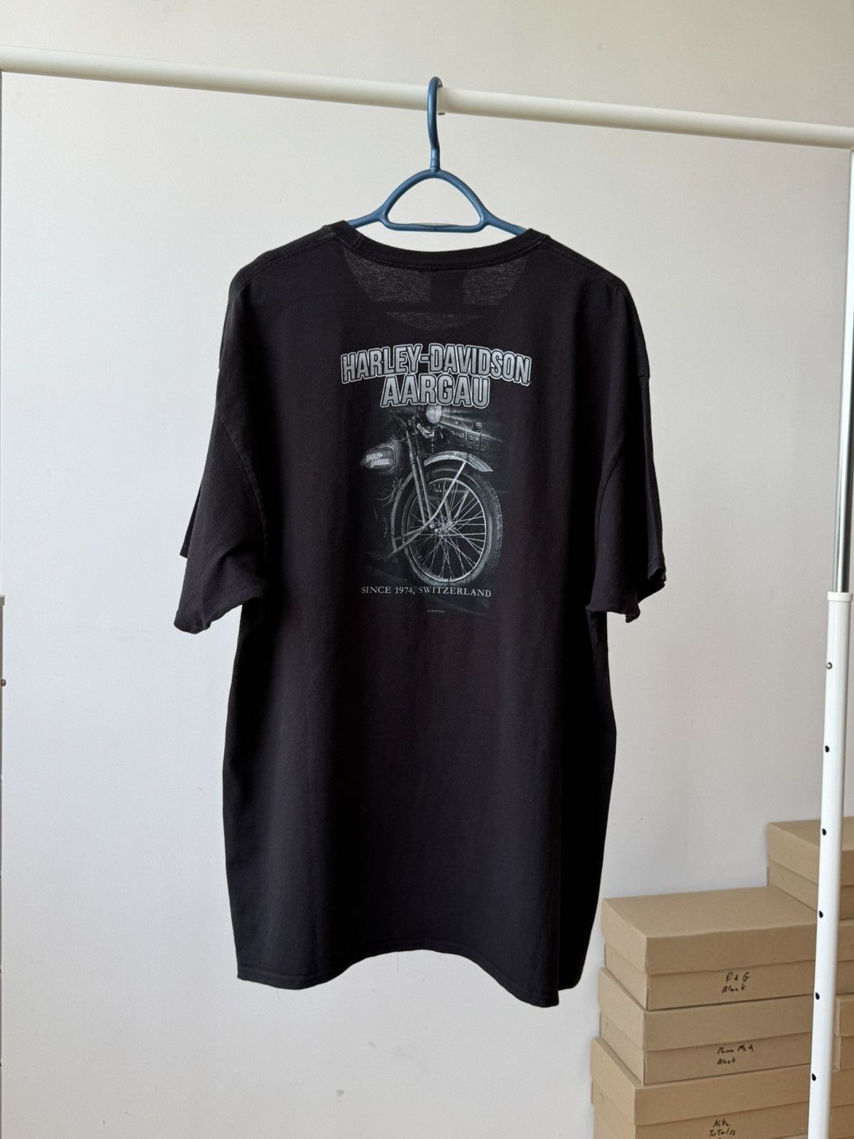 Harley Davidson Vintage Harley Davidson Pin Up Sexy Girl Tee Size US XXL / EU 58 / 5 - 2 Thumbnail
