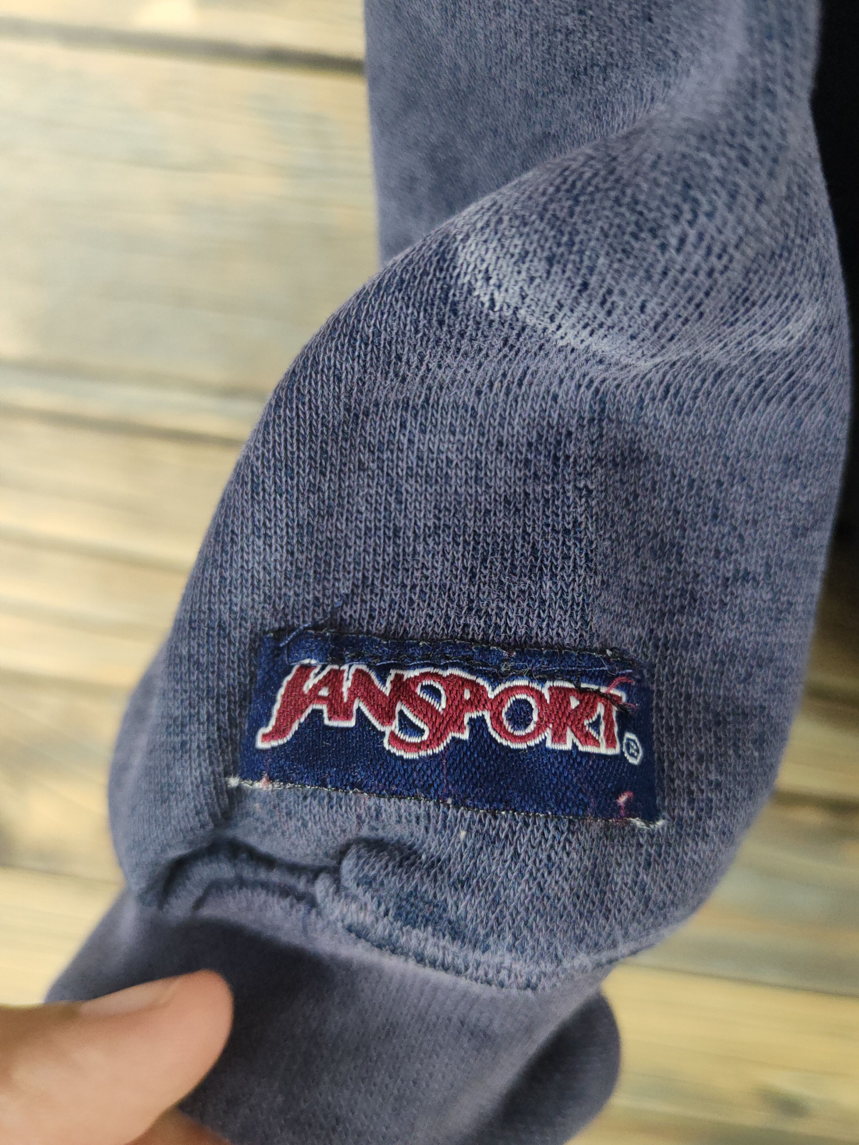 Jansport DL Jansport Navy Faded Hoodie Sweatshirts #1735 Size US S / EU 44-46 / 1 - 5 Thumbnail