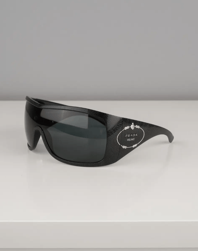 Prada PRADA Sunglasses SPR 05H 2004 Star Mask Fire Chrome Silver Size ONE SIZE - 1 Thumbnail