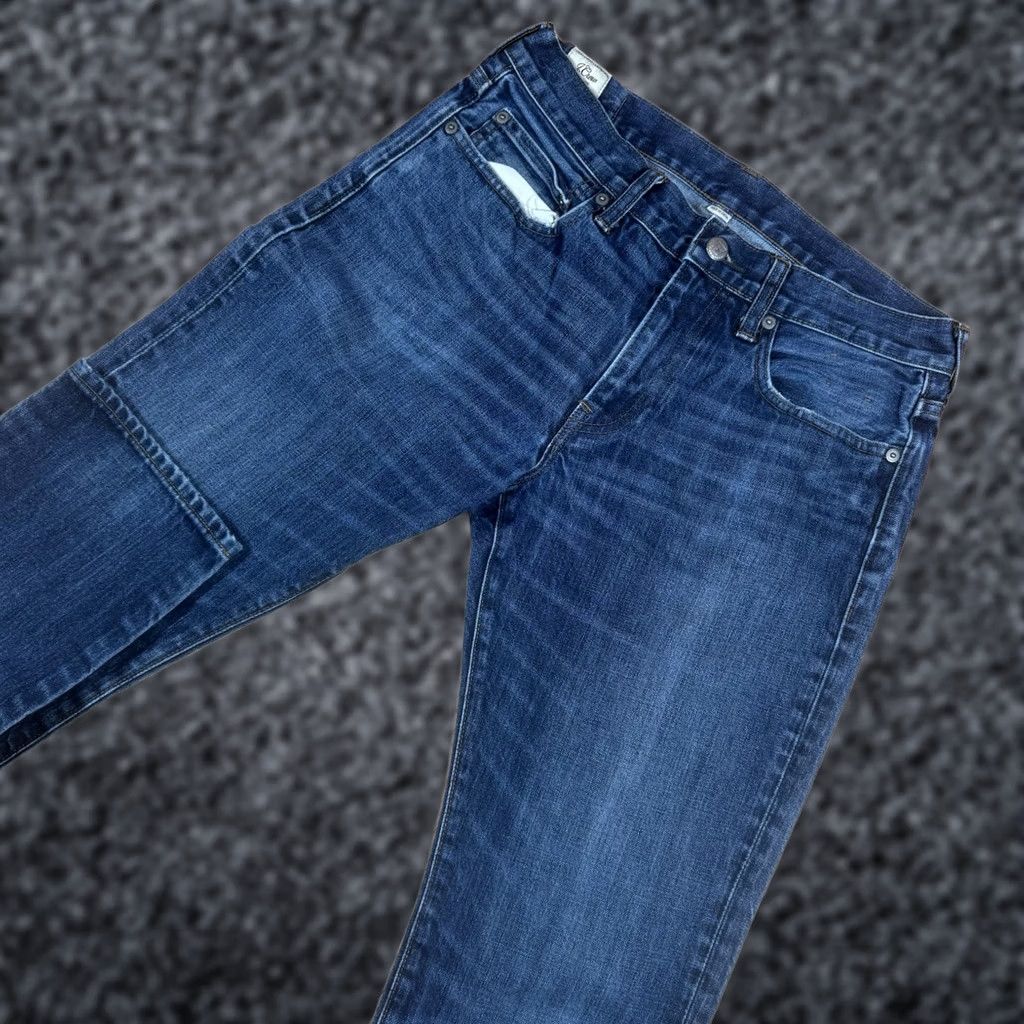 Denime J Crew Jeans 30x31 Japanese Denim Medium Wash Men Straight 484 Kaihara Blue Denim Jeans Mens 30 Regular Size Type: Regular Size US 30 / EU 46 - 1 Thumbnail