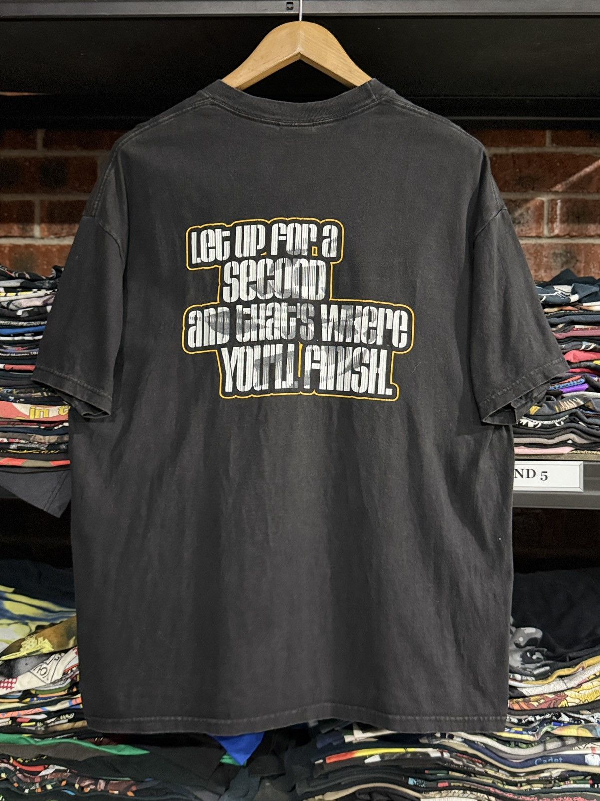 No Fear × Vintage Vintage No Fear Skateboard Wording Faded Tee Size US XL / EU 56 / 4 - 1 Thumbnail