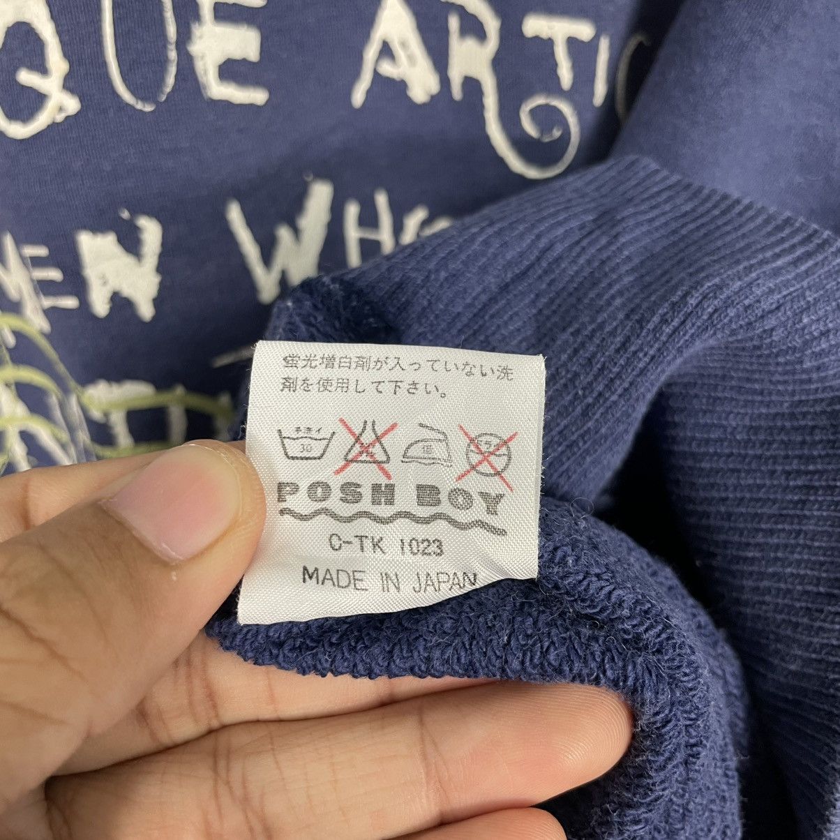 Japanese Brand Poshboy Crewneck Sweatshirt Size US M / EU 48-50 / 2 - 13 Thumbnail