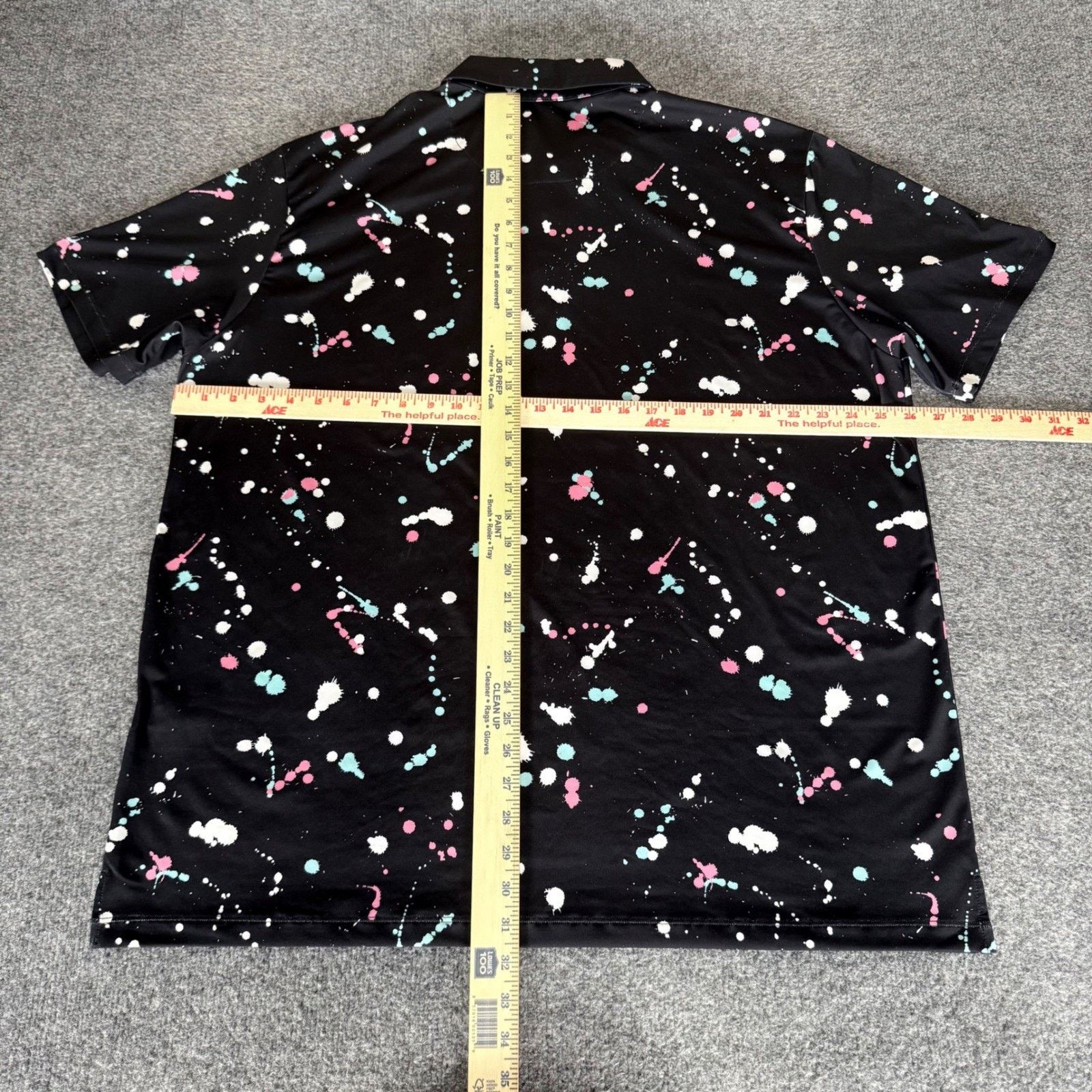 Other Byrdgang Mens 2XL Black Paint Polo Shirt Short Sleeve Size US XXL / EU 58 / 5 - 4 Thumbnail