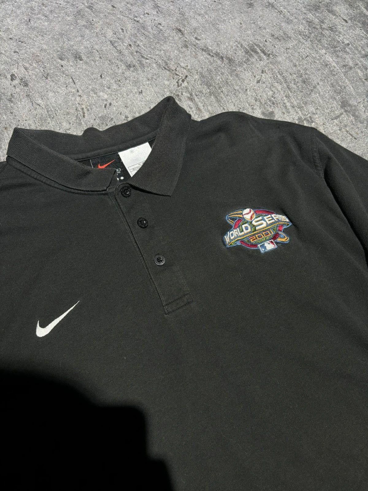 Nike Vintage 2001 MLB World Series Polo Size US XL / EU 56 / 4 - 4 Thumbnail