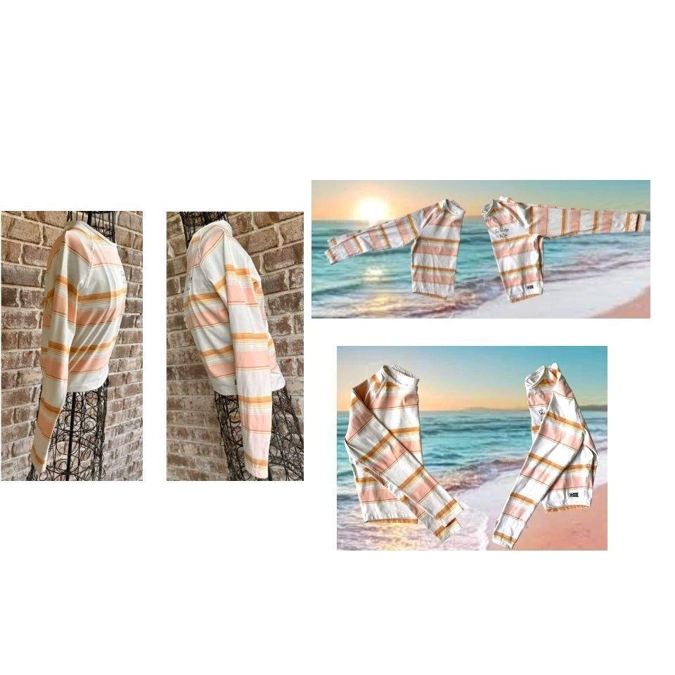 Other Salty Crew Long Sleeve Top Girls Large Striped Cream Refuge Size L / US 10 / IT 46 - 9 Thumbnail