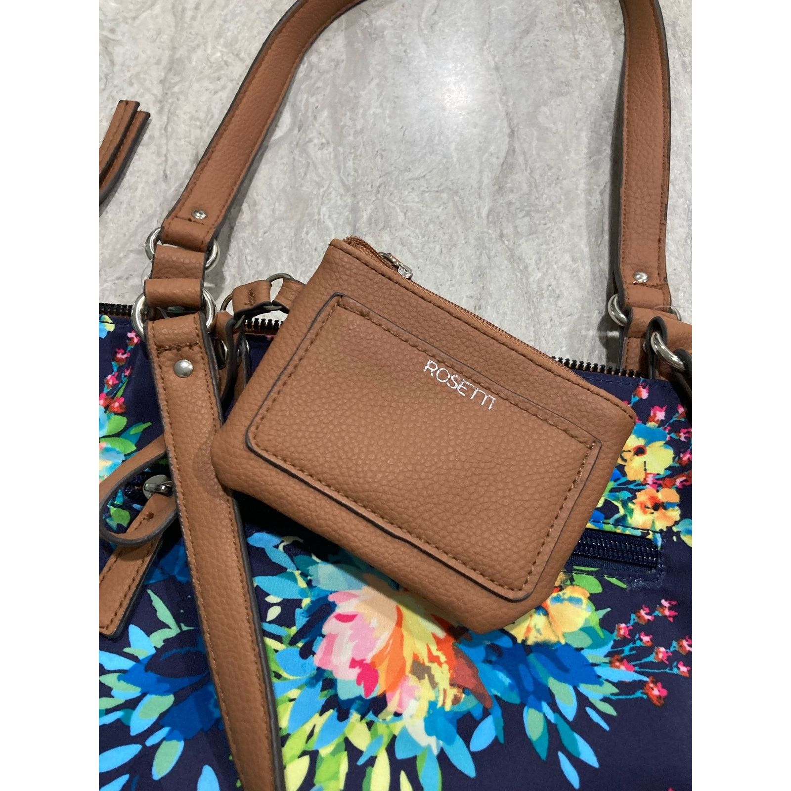 Other Rosetti Taryn Floral Shoulder Bag Multicolor Leatherette Size ONE SIZE - 4 Thumbnail