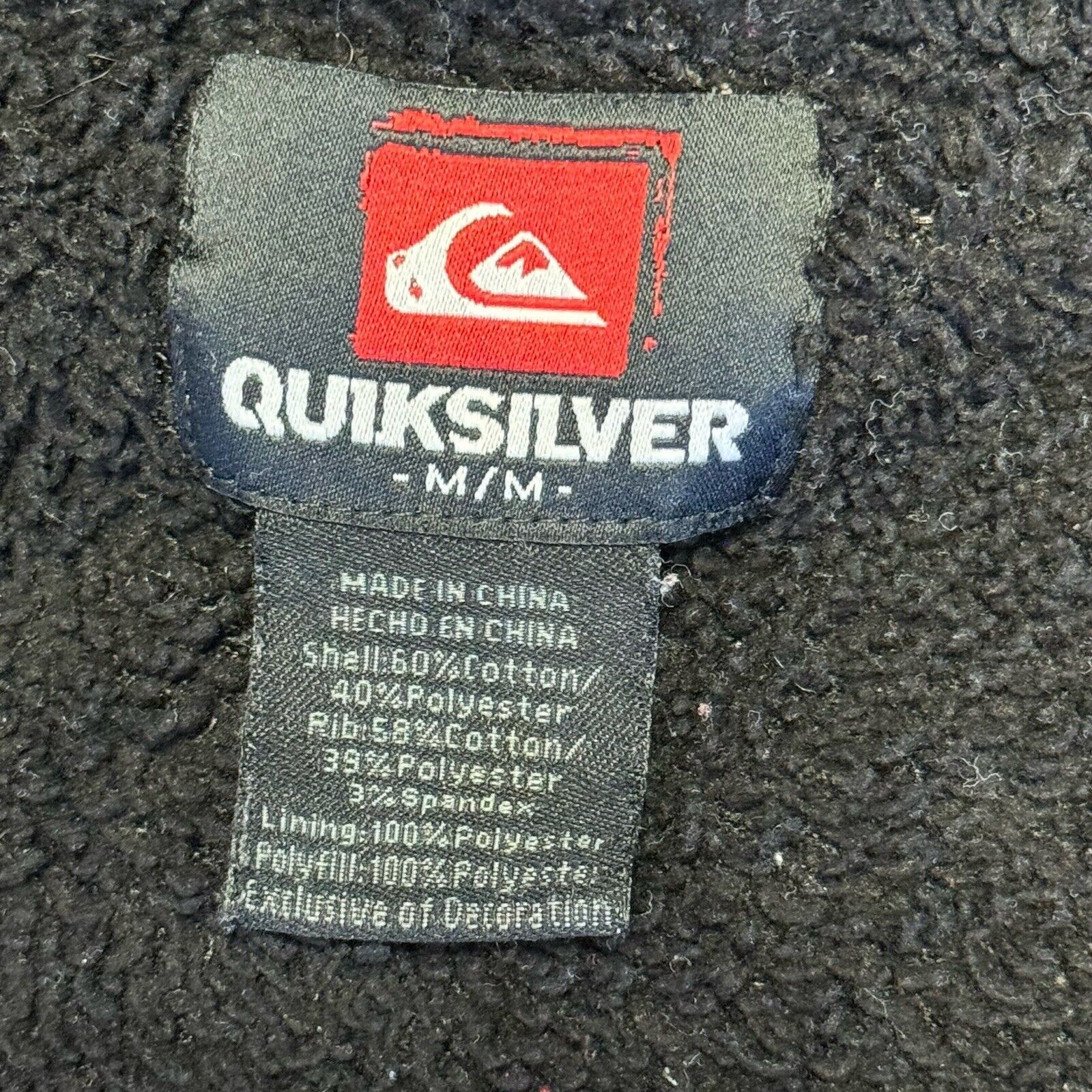 Quiksilver Quiksilver Hoodie Sweatshirt Mens Medium Gray Full Zip Size US M / EU 48-50 / 2 - 11 Thumbnail