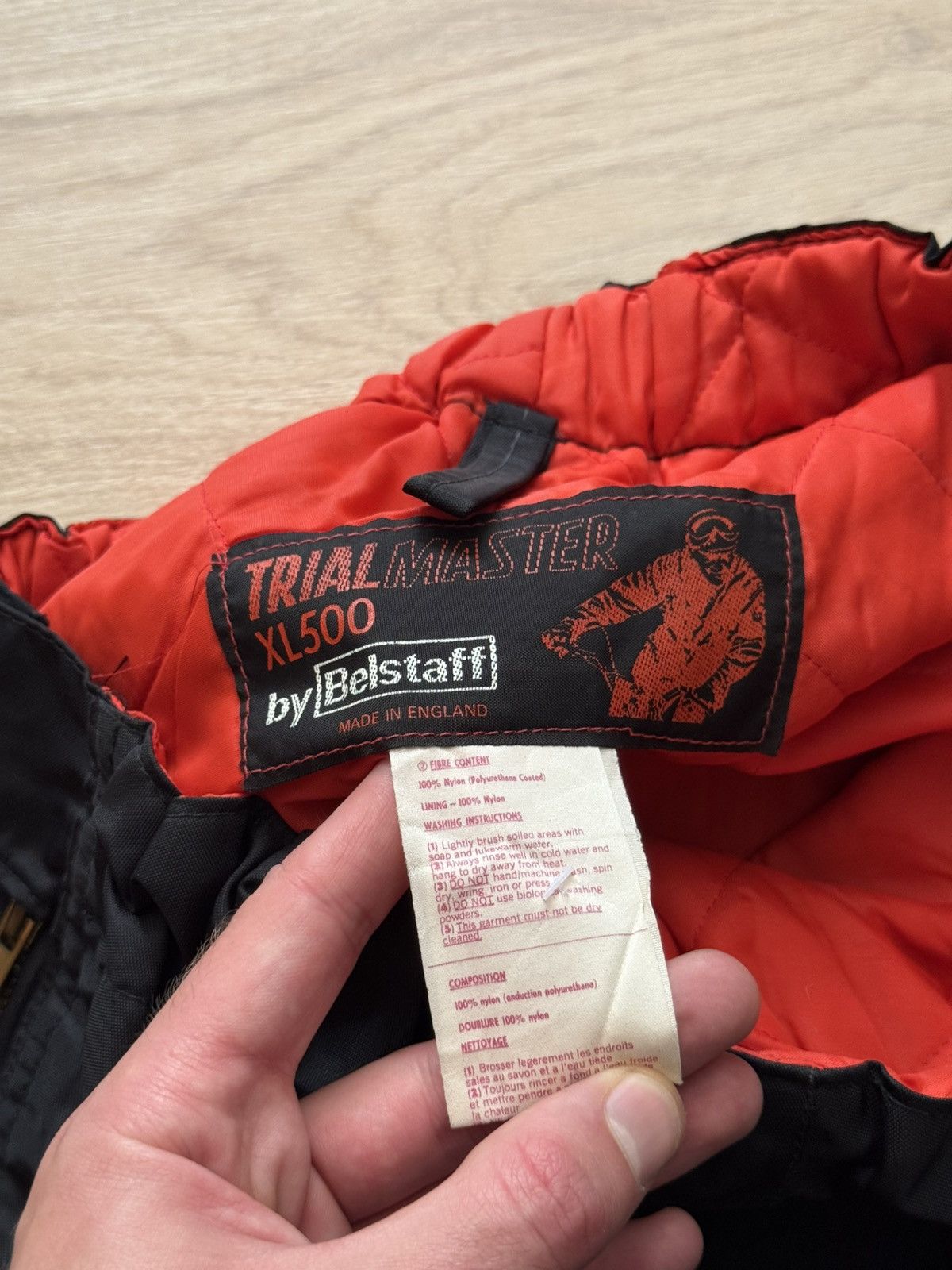 Belstaff Vintage 90’s Belstaff Nylon Biker Racing Pants Size US 30 / EU 46 - 7 Thumbnail