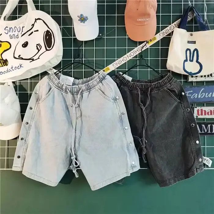 image of Vintage Denim Shorts in Black, Men's (Size 32)