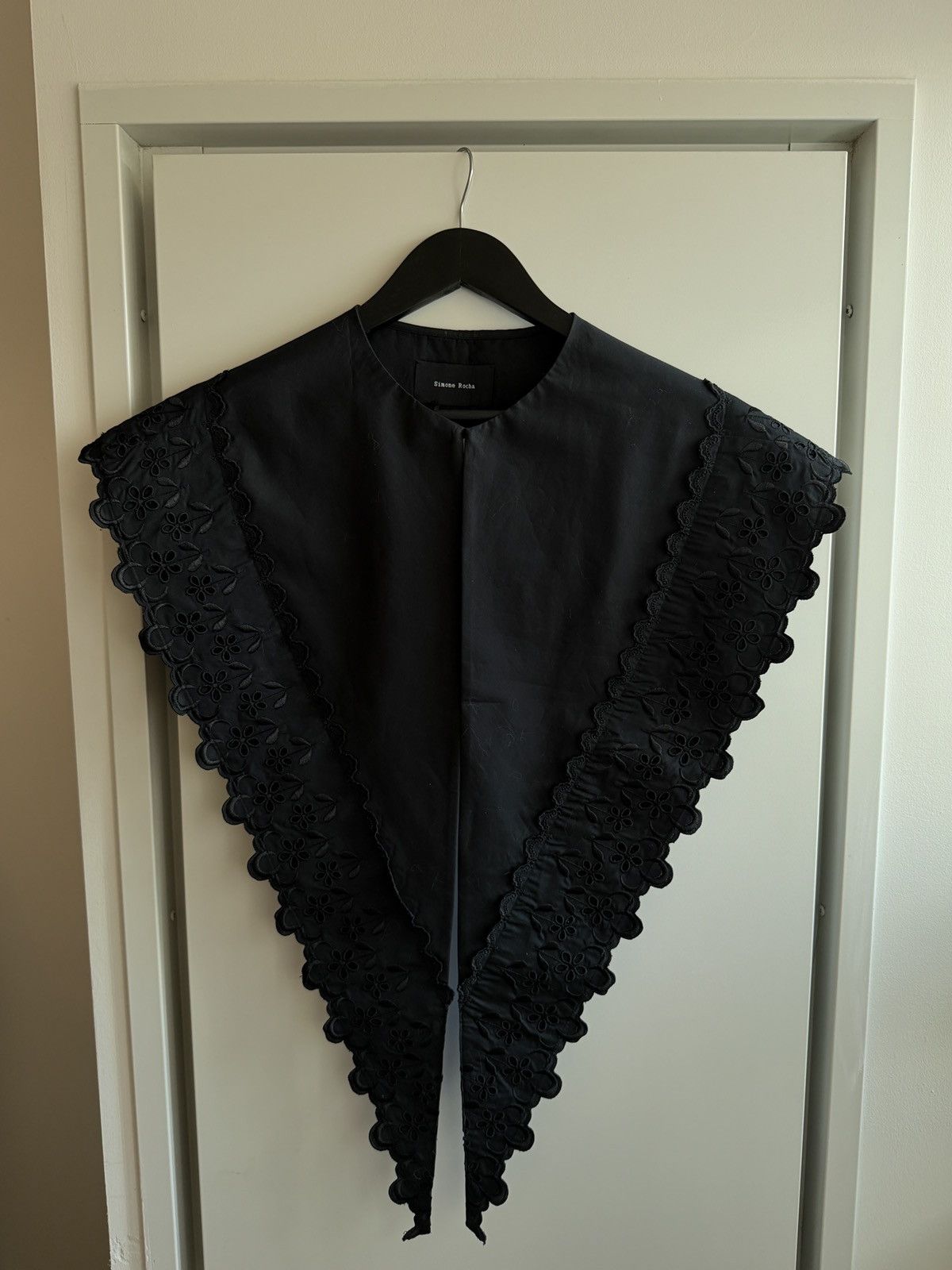 Simone Rocha Simone Rocha Black Pointed Collar SS2022 Size ONE SIZE - 1 Thumbnail