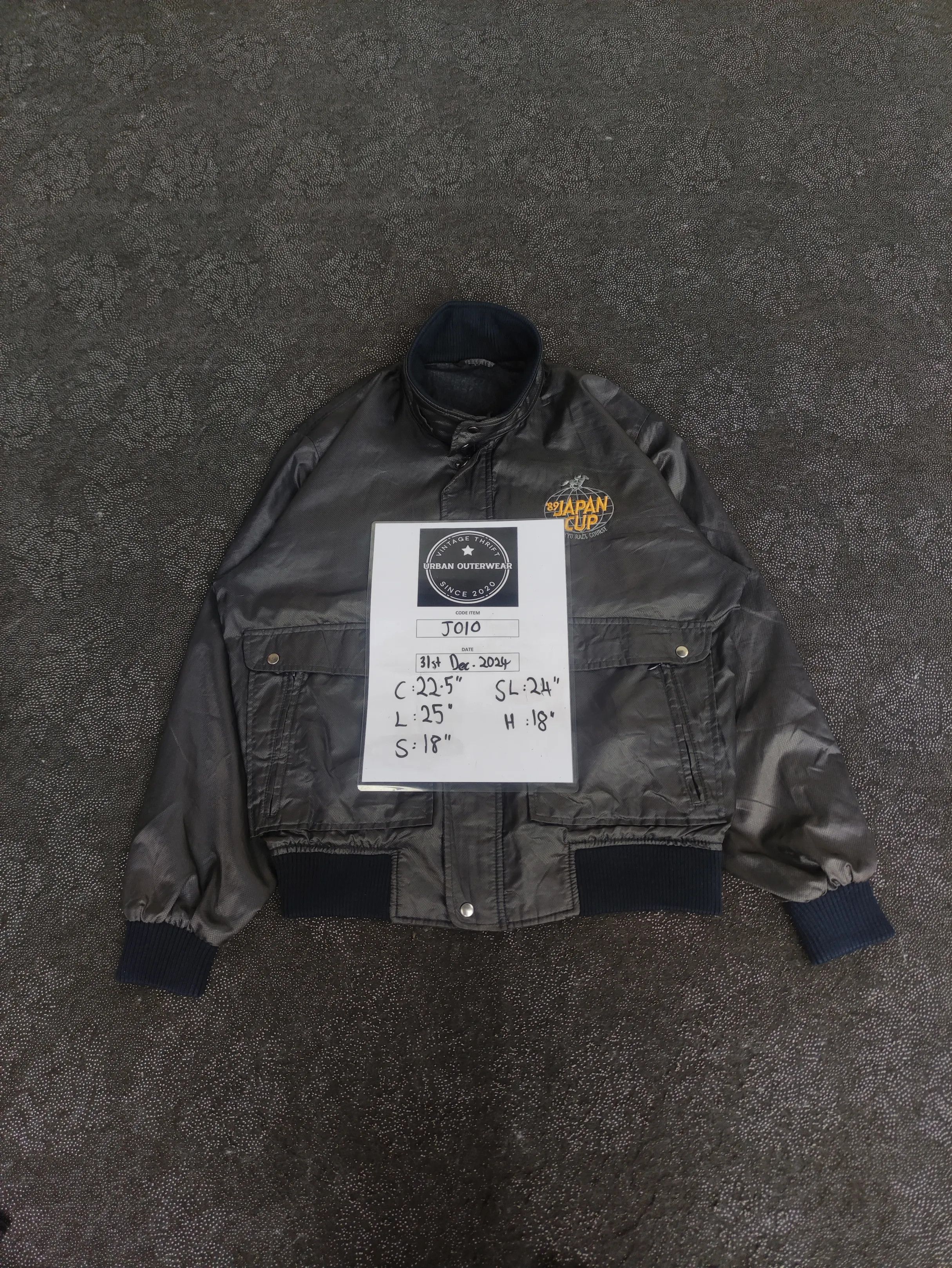 Japanese Brand Vintage 80s Tokyo Race Course Bomber Jacket J010 Size US M / EU 48-50 / 2 - 16 Thumbnail