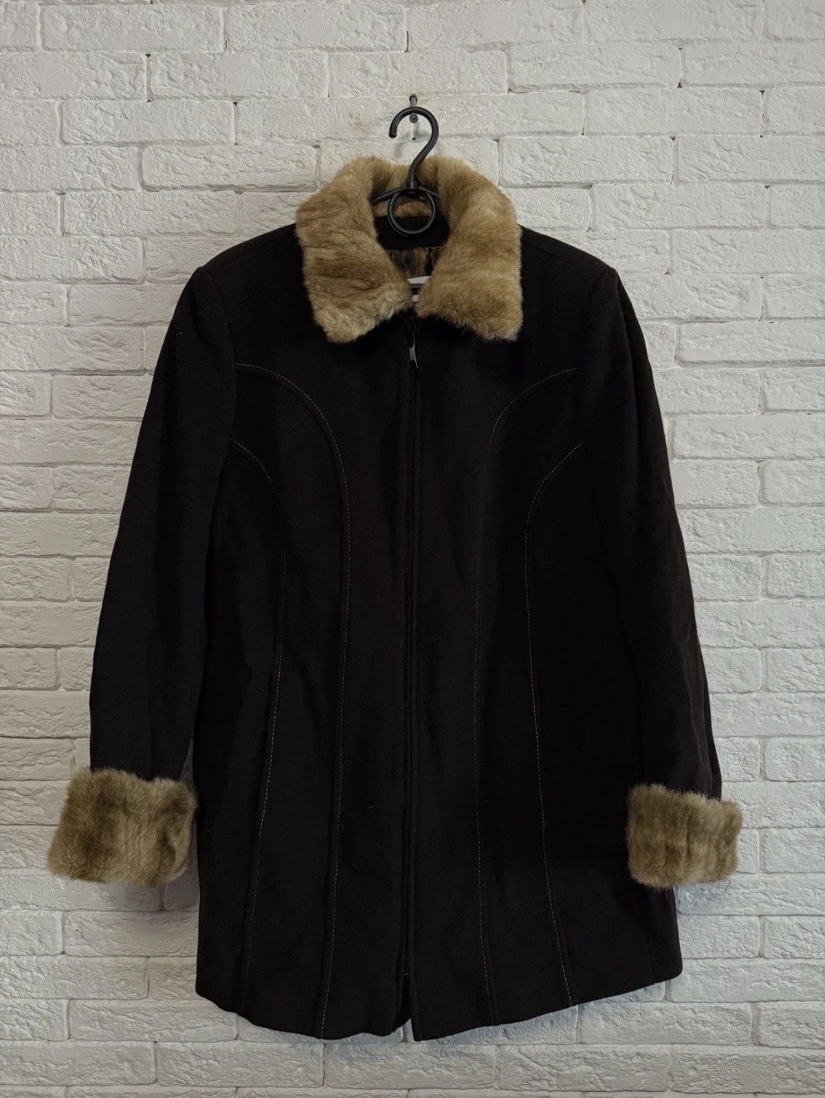 Erich Fend Coat Wool\Cashmere Futter Sz L