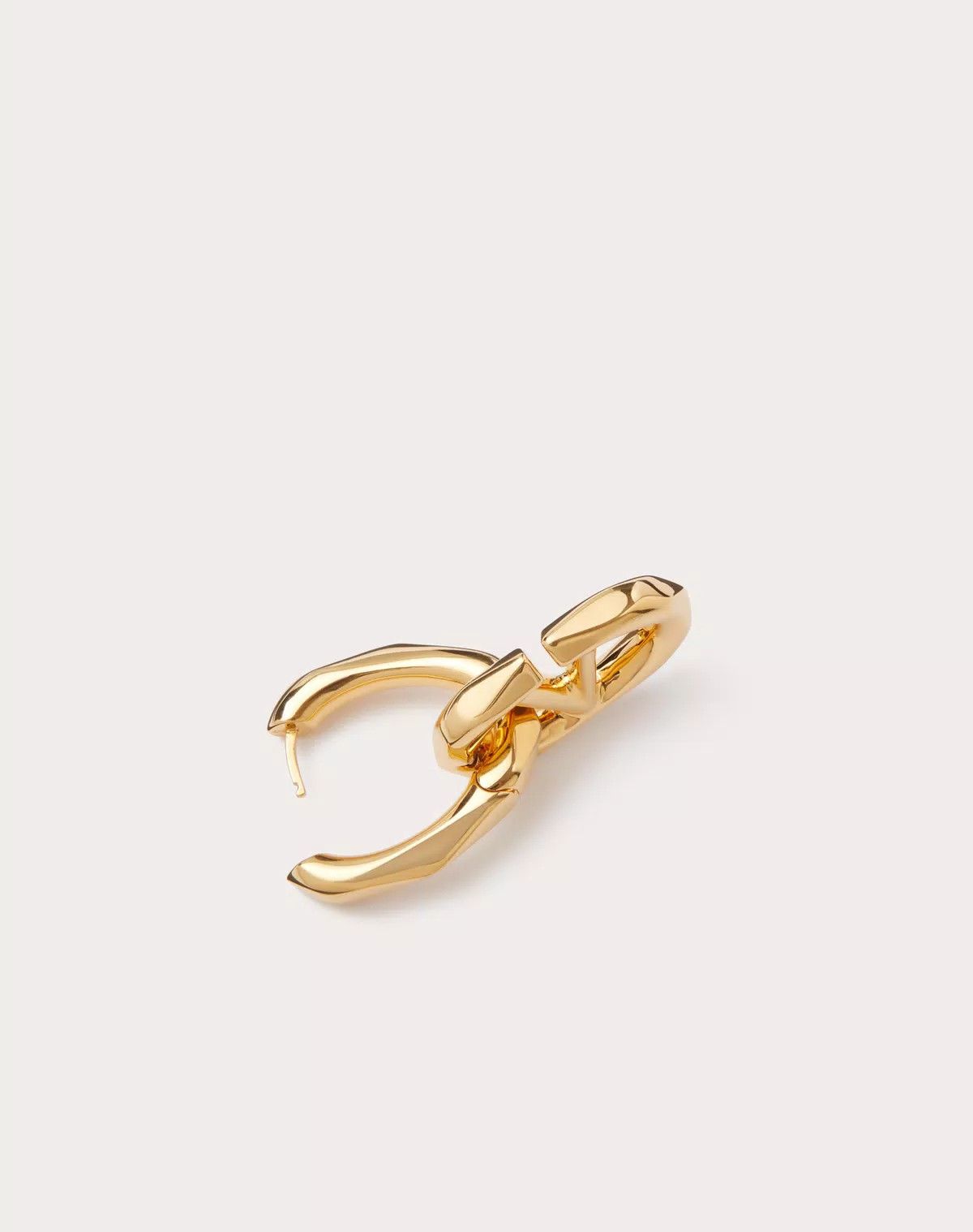 Valentino oc11z0725 Size:OS/Vlogo Boldies Metal Earrings in Golden Size ONE SIZE - 4 Thumbnail