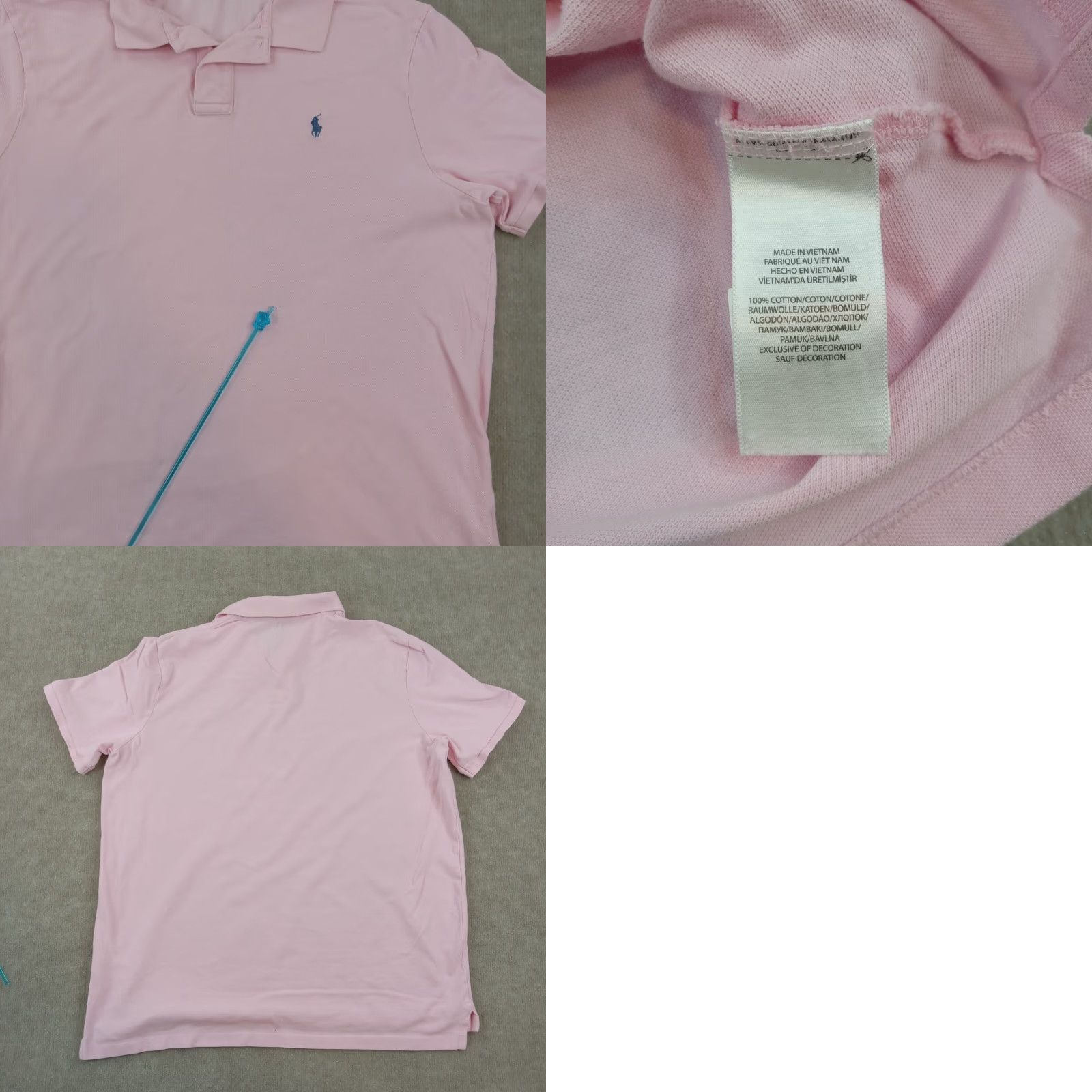 Ralph Lauren Polo Ralph Lauren Shirt Mens XL Pink Short Sleeve Classic Fit Golf Casual Logo Size US XL / EU 56 / 4 - 8 Thumbnail
