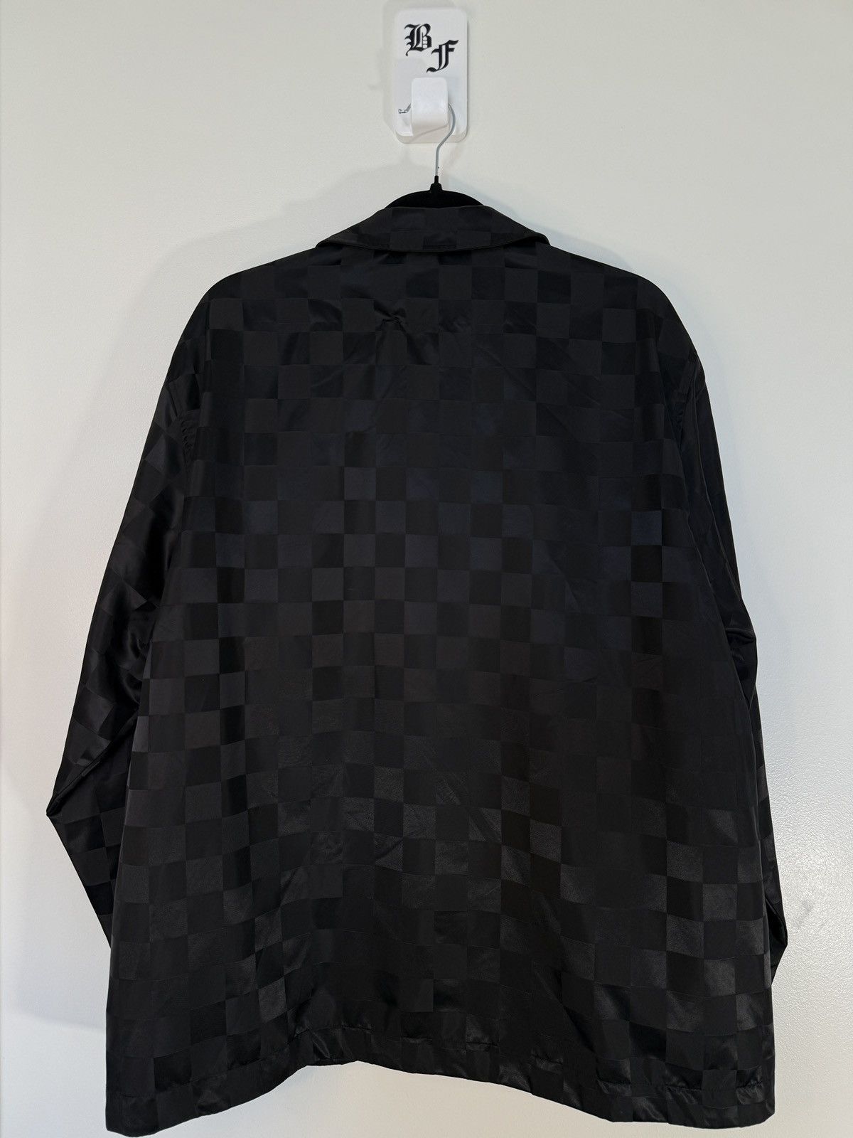 Kith KITH Needles Black Checker‑Pattern Nylon Coaches Jacket Size US M / EU 48-50 / 2 - 3 Thumbnail