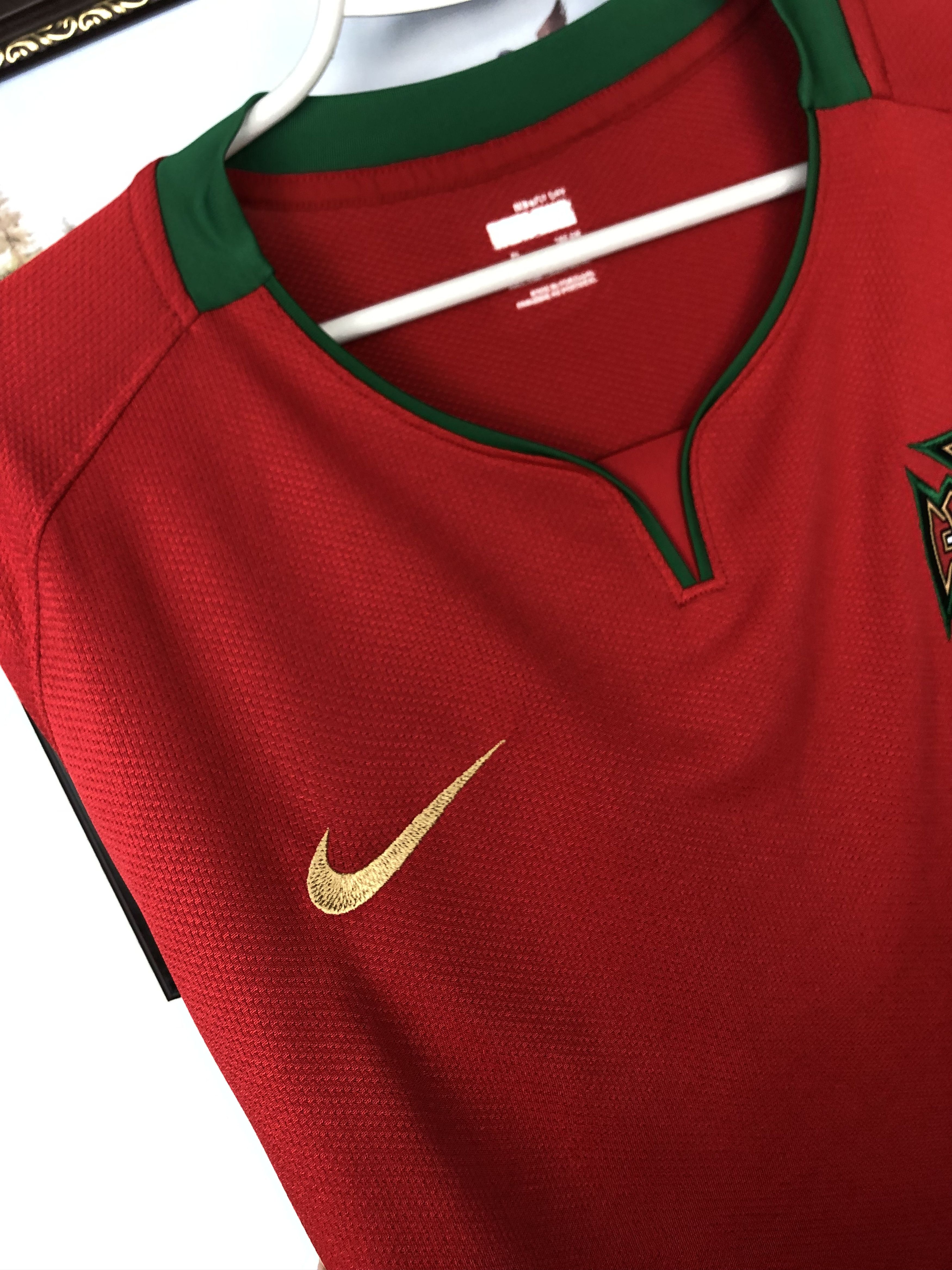 Portugal Home football shirt 2008 Nike Soccer Jersey
