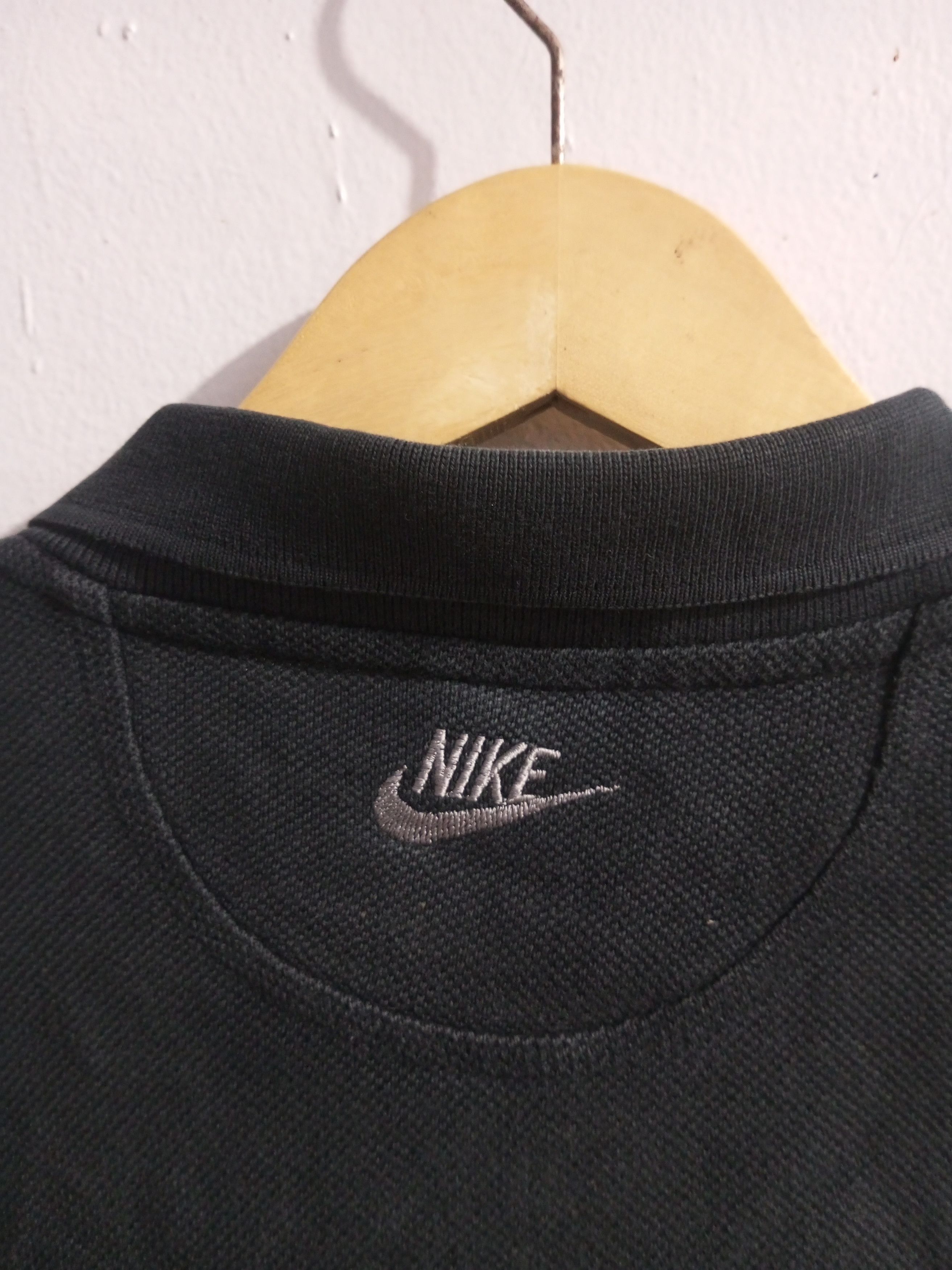 Nike × Vintage Vintage Nike jumpman sunfadded long sleeve polos Size US L / EU 52-54 / 3 - 5 Thumbnail