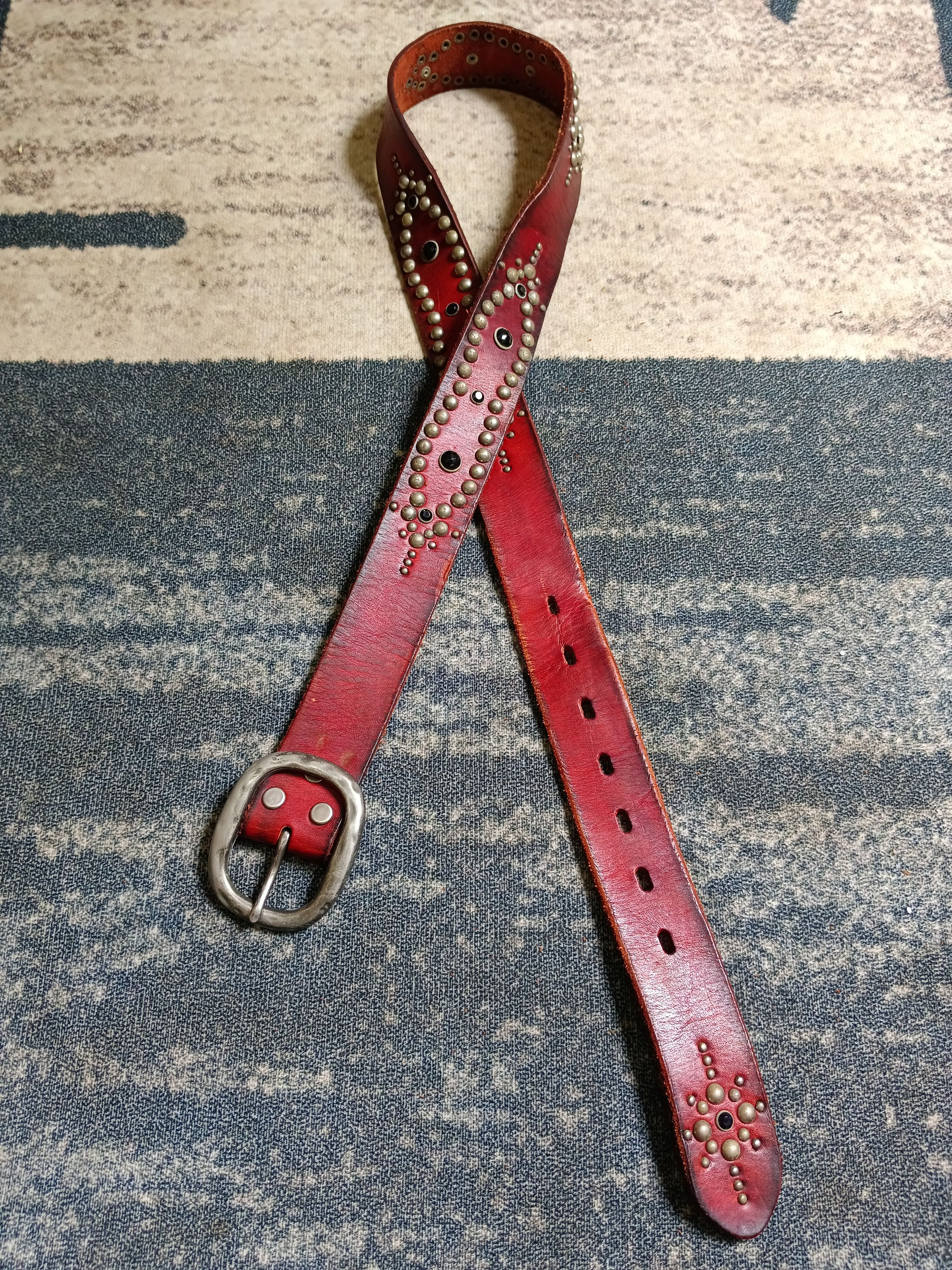 Hawk × Leather HAWK COMPANY PATINA LEATHER STUDD Size ONE SIZE - 2 Thumbnail