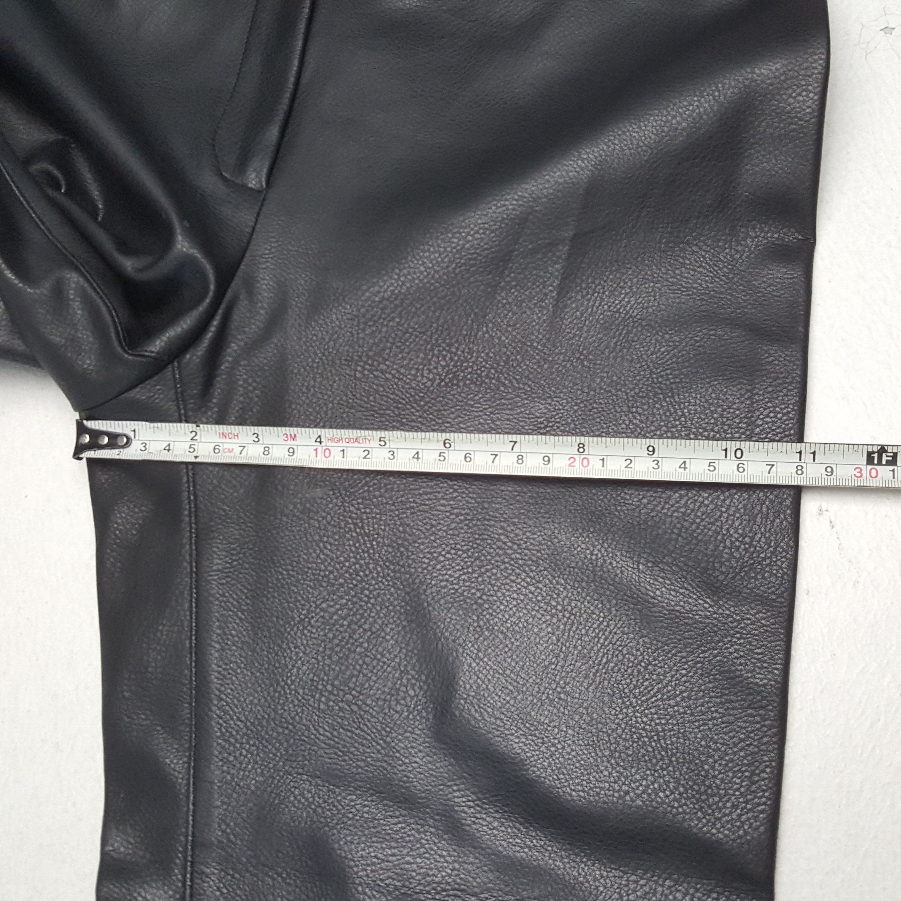 Marella × Vintage Vintage MARELLA TRICOT Italian Fashion Brand Leather Pants Size 28" / US 6 / IT 42 - 9 Thumbnail