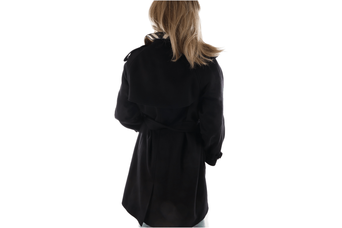 Burberry o1w1db10326 Coat in Black Size S / US 4 / IT 40 - 2 Thumbnail