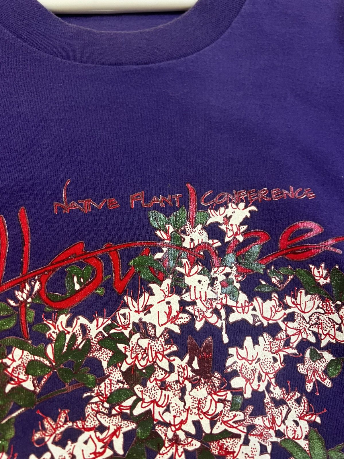 Hanes × Vintage 1997 Native Plant Conference Sweet Azalea Tee Size US L / EU 52-54 / 3 - 4 Thumbnail