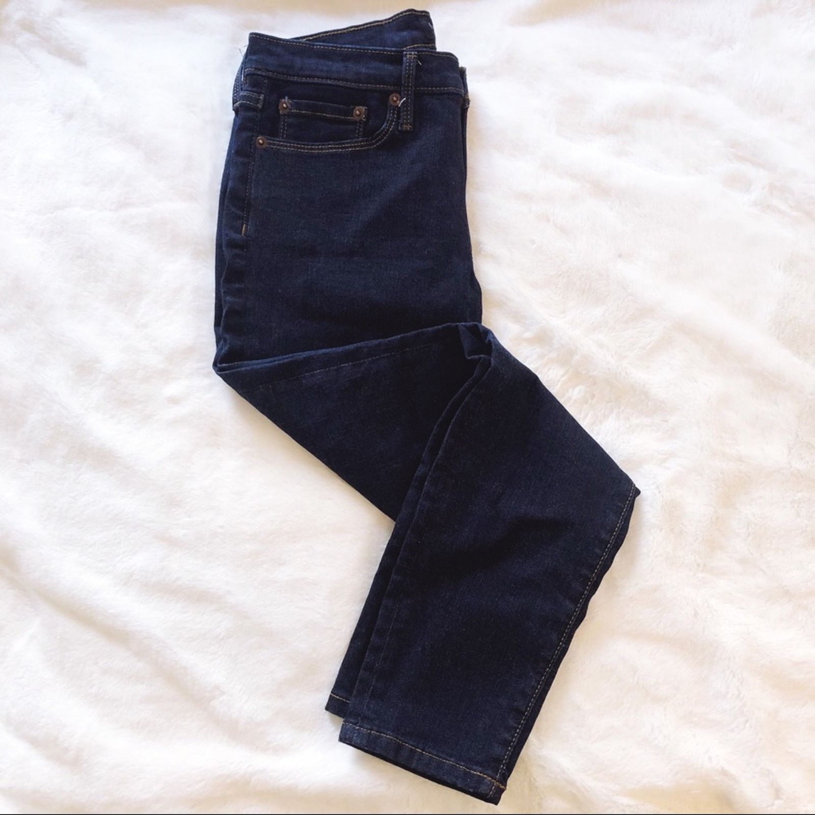 Banana Republic Banana Republic Dark Blue Sculpt Skinny Jeans Size 27" / US 4 / IT 40 - 1 Thumbnail