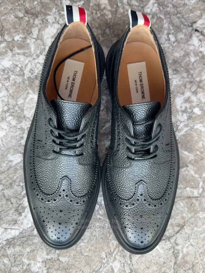 Thom Browne Thom Browne Black leather shoes Size US 7 / EU 40 - 5 Thumbnail
