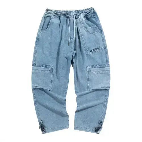 Japanese Brand × Jean 20AW Indigo Union Japan Blue Denim Worker Pocket Pants Size US 32 / EU 48 - 1 Thumbnail