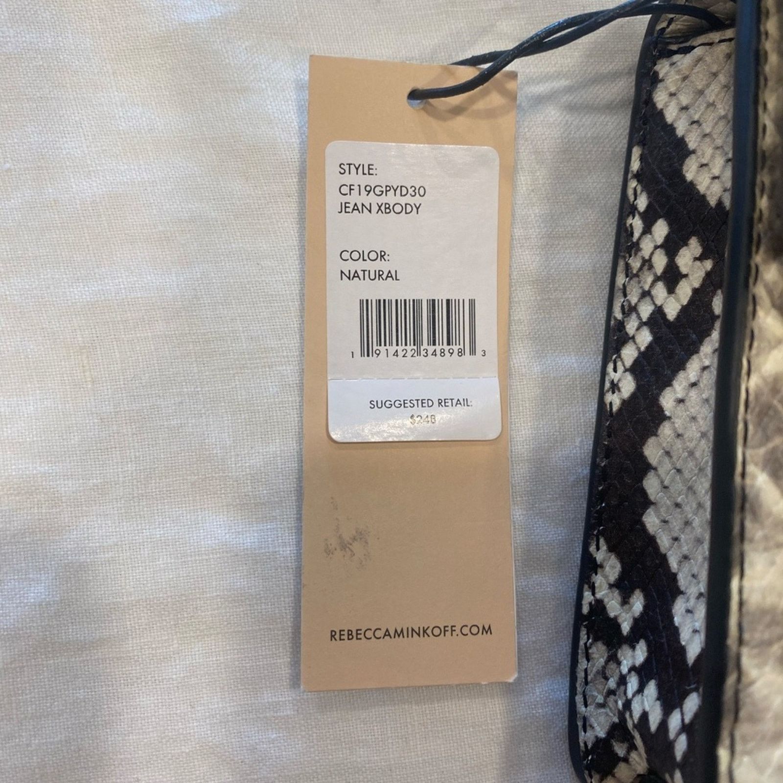 Rebecca Minkoff NWT Rebecca Minkoff Snakeprine Crossbody Leather Purse Size ONE SIZE - 3 Thumbnail