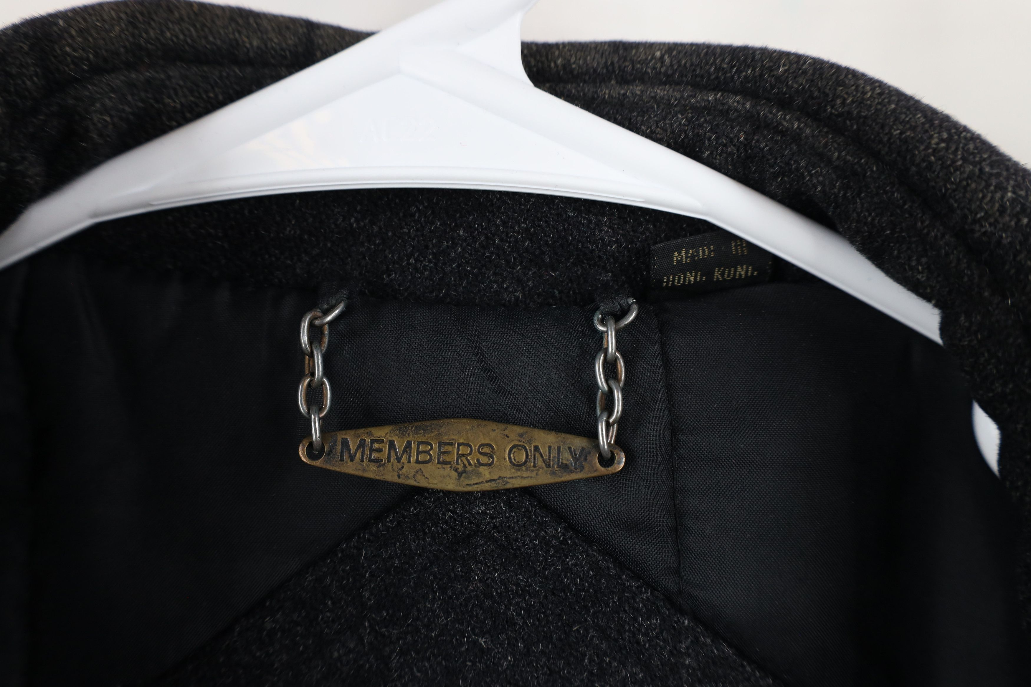 Members Only × Vintage Vintage 80s 90s Members Only Full Zip Bomber Jacket Gray Size US XL / EU 56 / 4 - 9 Thumbnail