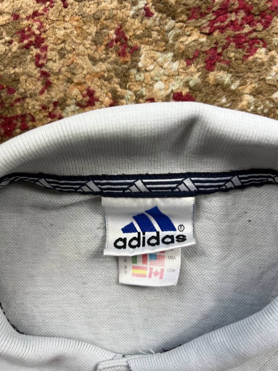 Adidas × Vintage 🌪️ 90’s ADIDAS 3 STRIPES RETRO POLO SMALL LOGO Y2K Size US L / EU 52-54 / 3 - 3 Thumbnail